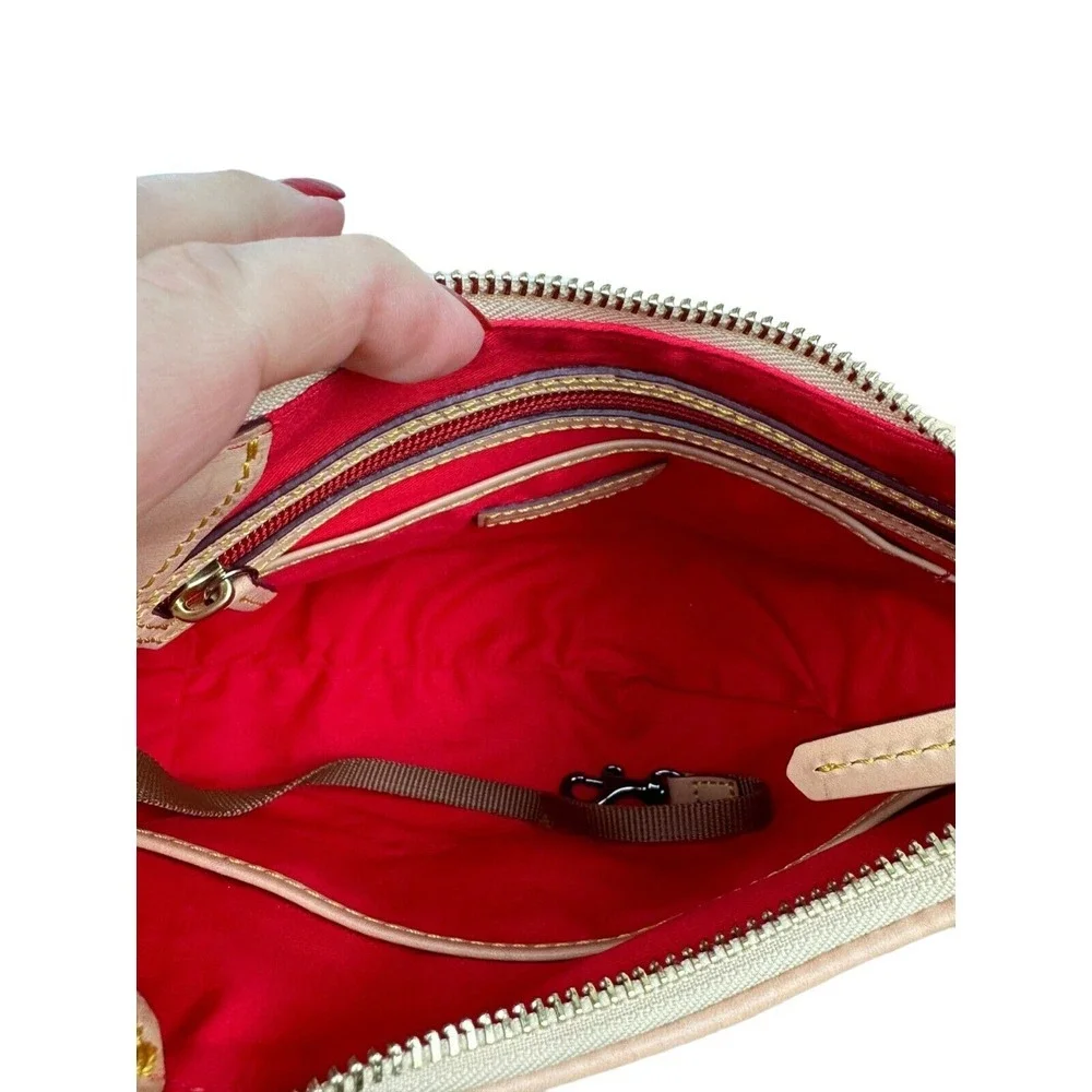 Dooney & Bourke Pink‎ Patent Leather Small Hobo Bag